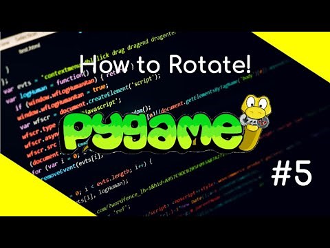 How To Rotate Images In Pygame