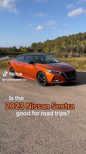 We drove a 2023 Nissan Sentra SR Premium on our recent road trip to Mont-Tremblant, Quebec. How did it go? Pretty well! ⬆️ Great fuel economy at 6.8 L/100 km ⬇️ The PrimaTex synthetic leather and short cushions aren’t super comfortable on longer drives ⬆️ 149 hp and 146 lb-ft of torque from this 2.0-litre four-cylinder feels better than you might think ⬇️ The CVT is decent but gets a little droning at times ⬆️ Suspension tuning Is surprisingly good for the price with MacPherson strut fronts and 
