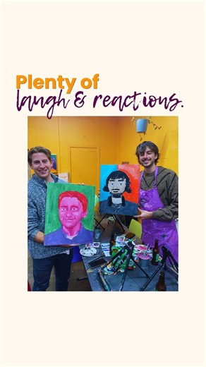 The reveal is ALWAYS the best part 🎨👀 After painting each other side by side, seeing the final artworks = instant laughs, reactions, and chaos in the best way 😂 Perfect for date nights, besties, or anyone wanting to try something different together. 👉 https://paintforfun.com.au/painting-partners/ #paintforfun #paintingpartners #datenightmelbourne #melbournefun #paintandsipmelbourne #thingstodomelbourne