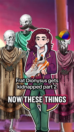 Frat Dionysus gets Kidnapped Part 2 #greekmythology #dionysus #powerfrat #voiceacting #animation