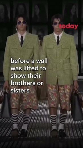 Gucci surprises with twin-themed show at Milan Fashion Week