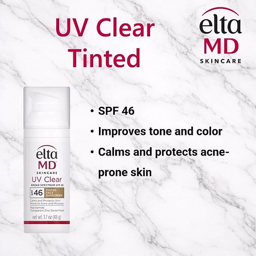 Elta MD SPF 46 tinted sunscreen that actually matches skin #skincare #foundation #spf