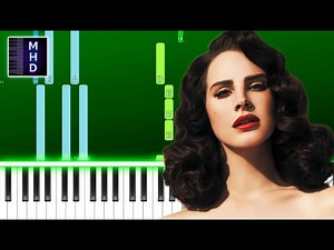 Lana Del Rey - Young and Beautiful (Piano Tutorial Easy)