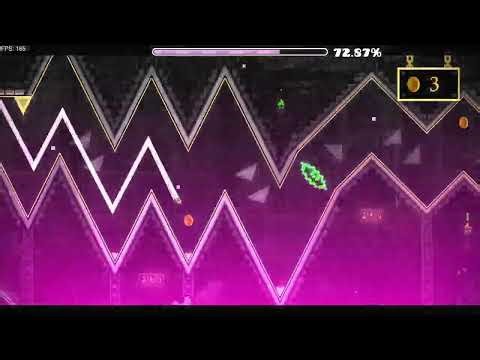 Geometry Dash Easy Demon-Flashbang by Dymond16, 3 coins
