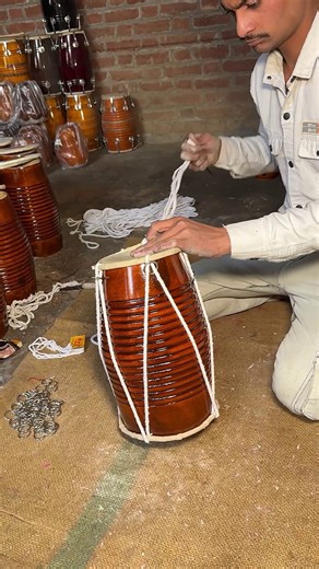 1.7M views · 7.6K reactions | Amazing Process of Making Wooden Dholak inside the factory | Indian Food Vlogs | Facebook