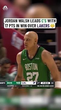 Jordan Walsh leads Celtics with impressive performance in win vs. Lakers