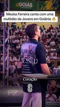 Nikolas canta no Congresso UMADEGO em Goiânia #nikolasferreira #goias #adoração #reflexão #louvor