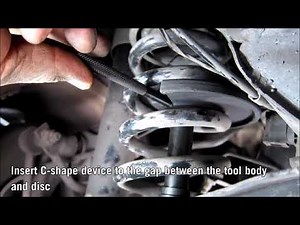 Coil Spring Compressor for Wishbone Suspension ON CAR instructional video TBT1001