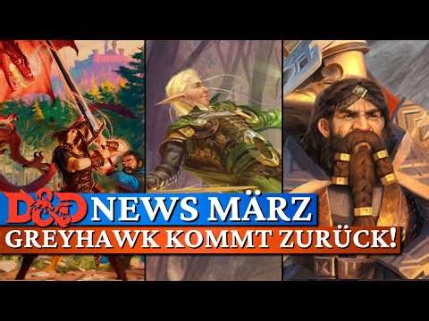 D&D NEWS March - Greyhawk by Gygax! Heroes of the Borderlands is coming & THE DWARFS 5E is delayed!