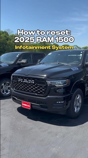 How to reset a 2025 RAM 1500's Infotainment/Radio/Navigation system! #ram #ram1500