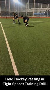 🏑 Field Hockey Training Drill – Passing in Low Spaces! Improve your ball control and teamwork with this tight-space passing exercise. Great for players looking to boost their reaction speed and precision under pressure. #FieldHockey #HockeyTraining #PassingDrills #SportsSkills #HockeyPractice #Teamwork | Sports Cursor