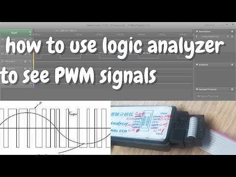 how to use Logic analyzer for debuuging/seeing PWM signals