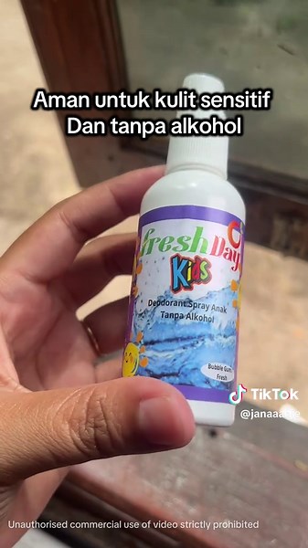 Deodoran Anak Aman Kulit Sensitif Tanpa Alkohol