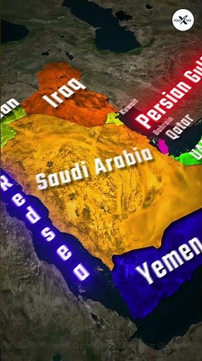 Saudi Arabia Through Map Animation | World Geography geography UPSC #saudiarabia #upsc