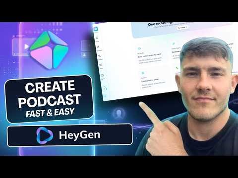 How To CREATE A Podcast In HeyGen (2026 Tutorial)