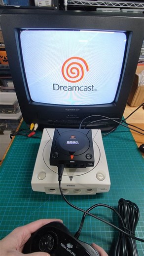 Multi Game System *official* on Instagram: "Playing some Dreamcast on my Dreamcast Mini with a USB Sega Saturn controller. #dreamcastmini #segasaturn #dreamcast #capcom #crt #sega #segasports #retrocollective #retrogamer"