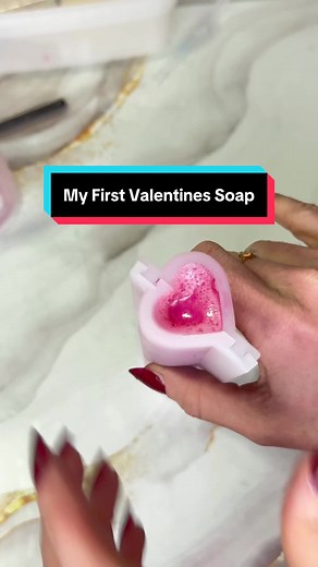 My First Valentine's Day Soap Creation