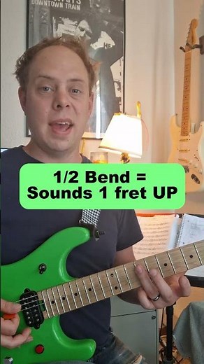 Learn Half Step Bends In Famous Riff