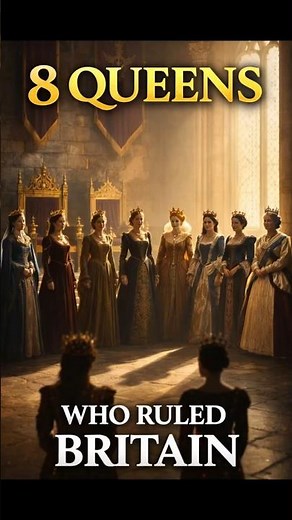 All 8 Queens Who Ruled Britain (1000 Years of History)#BritishQueens #RoyalHistory# HistoryShorts