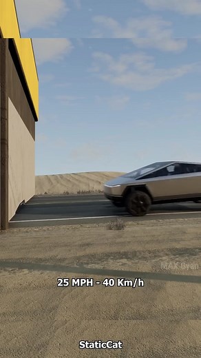 310K views · 5.9K reactions | Tesla Cybertruck Crash Test ⚠️ By MAX Gyan | MAX Gyan | Facebook