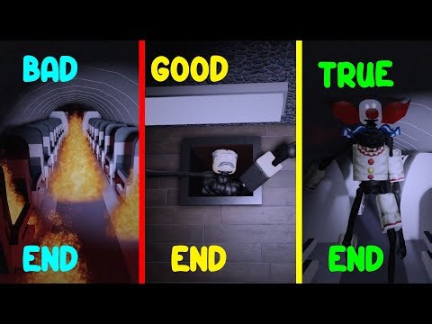 All 6 Endings in Box of Horrors | ROBLOX
