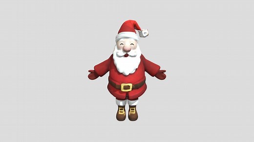 Santa - Download Free 3D model by Najibo (@vodogame)