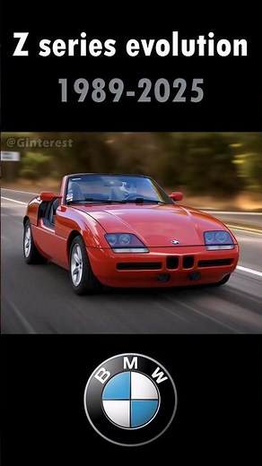 BMW Z Series Evolution (1989-2025) - All Generations