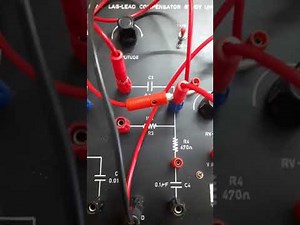 Lead Compensator control systems lab SGBIT