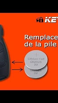 Clé télécommande Mercedes 1997-2005 NEC Comment changer une pile / KeysProg