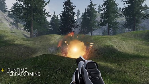 【虚幻4】实时编辑与生成地形系统-Voxel插件展示（附下载）