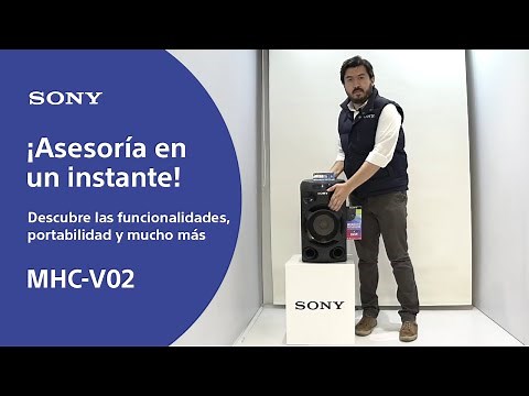 MHC V02 | Sistema de audio de alta potencia con tecnología BLUETOOTH® V02