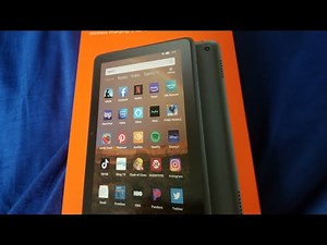 Amazon Fire HD8 plus unboxing and setup
