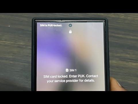 How to FIX SIM is PUK Locked on Samsung