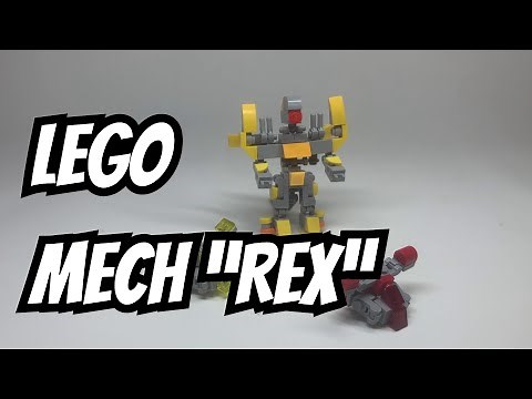 how to build Lego MOC Mech [REX] + transformers. Tutorial