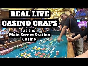 Live Casino Craps: Hawaii Craps Shooters at the Main Street Station Casino