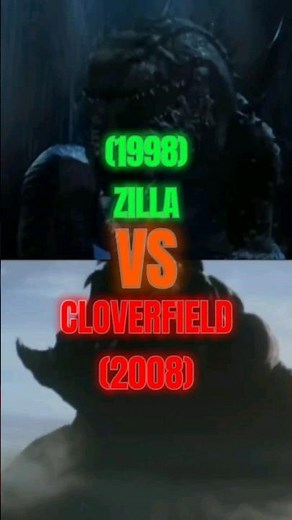 Zilla VS Cloverfield (Godzilla 1998 VS Cloverfield 2008) #editbattle #LZE #LegendaryZillaErnesto