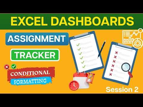 Quick Tutorial: Create Assignment Submission Tracker💥#excel #education #automation #analysis #usa