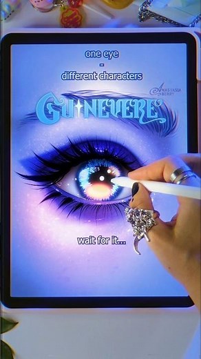 💙 Knights of Guinevere 💙 my Eye Brushes are available on my Patreon and DeviantArt! #art #glitch