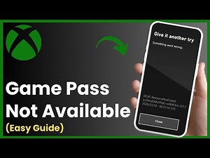 How to Fix Xbox Game Pass is Not Available in your Region (Simple)