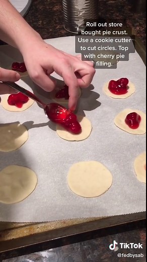 Two Bite Cherry Pies: Easy Mini Pie Recipe