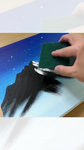 How to Draw Snowy Mountains | Painting Skills