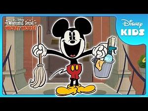 Mickey NEEDS Minnie's Help Spring Cleaning 🧹🫧| The Wonderful Spring of Mickey Mouse | ‪@disneykids‬