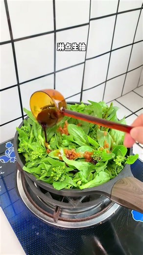 Easy Oil-Free Braised Chinese Kale for Busy Lives