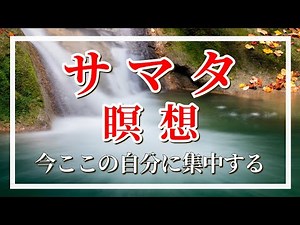 【誘導瞑想】最新 サマタ瞑想 禅 今ここに戻る ブッダ 仏教 マインドフルネス瞑想ガイド