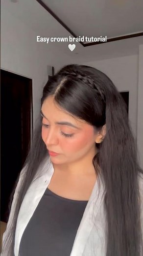 2 Min Easy Crown Braid 👑