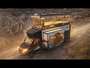 CAMPING IN A SANDSTORM WITH A TERRACE CARAVAN