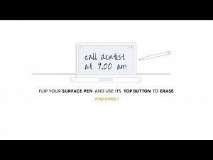 Erase with Surface Pen - Microsoft Surface