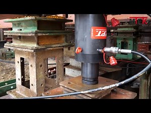 Double acting hydraulic cylinders and pump for frame bridge installation FPT Fluid Power Technology