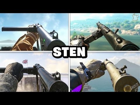 Evolution of the Sten in Call of Duty [Ghosts619 Reupload]