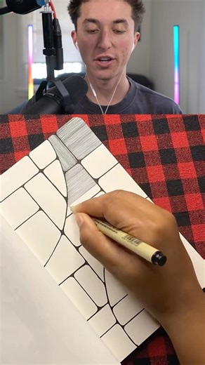 Zentangle Art 3D Drawing